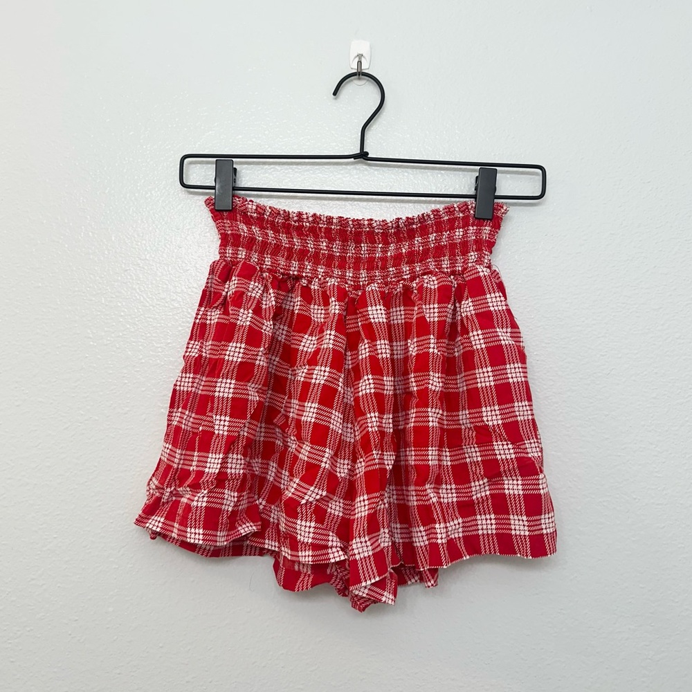 Living Hula Palaka Shorts Red Size S